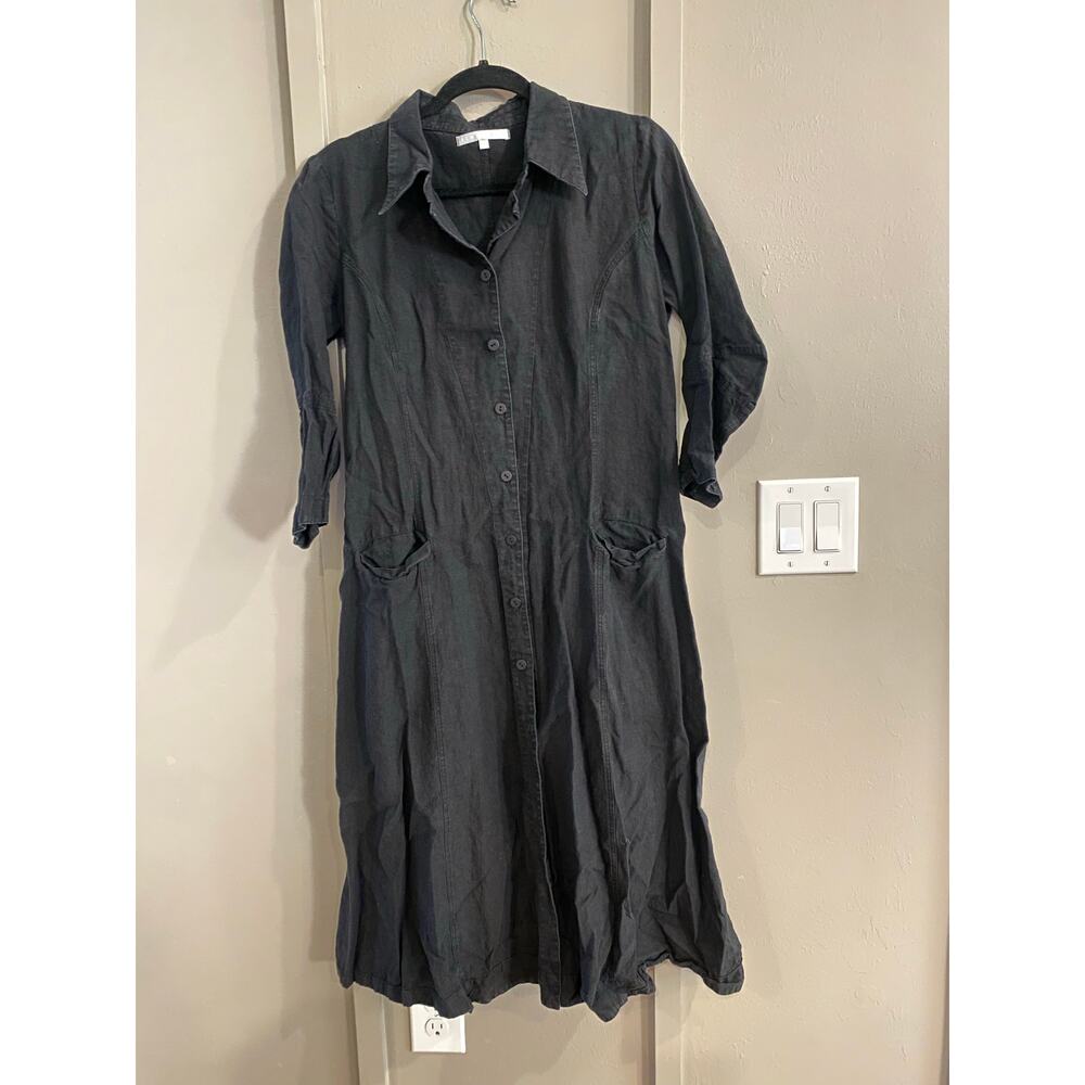 Elm Design Black Linen dress
